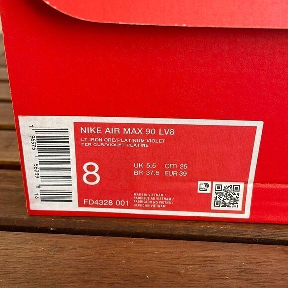 Nike Air Max 90 LV8 Light Iron Ore/Platinum Violet Women Size 8(FD4328-001) - Picture 13 of 13